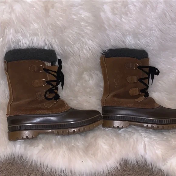 Sorel Roughrider caribou Thermoplus boots Snow Men’s 7 women’s 8.5 wool - Picture 7 of 7